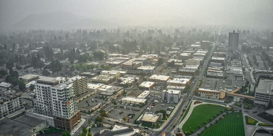 How do you purify the air from fire smoke?