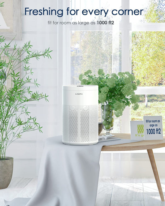 Air Purifiers for Home Large Room up to 1350 sq ft, AMEIFU H13 Hepa Bedroom Air Purifier