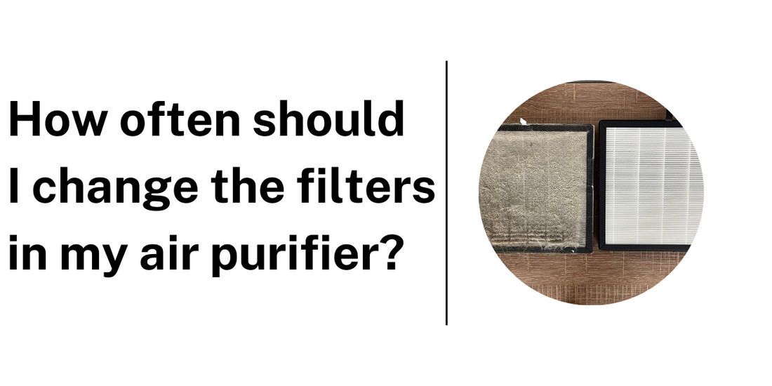 How often should I change the filters in my air purifier?