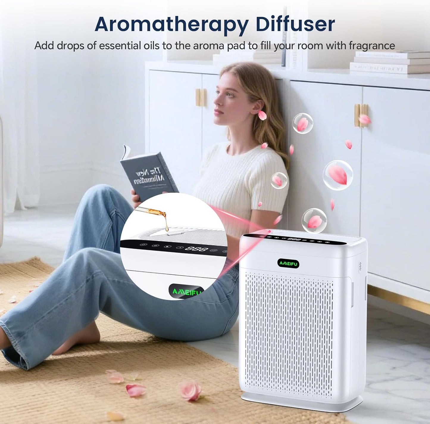 Air Purifiers for Home Large Room Bedroom up to 3500ft² in 30 Mins